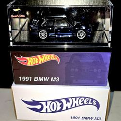 Hot Wheels RLC 91 BMW M3 Opening Doors And Hood