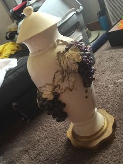 Woman Figurine with Floral Bowl