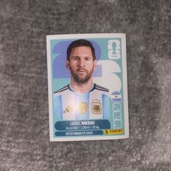 Lionel Messi World Cup Sticker 