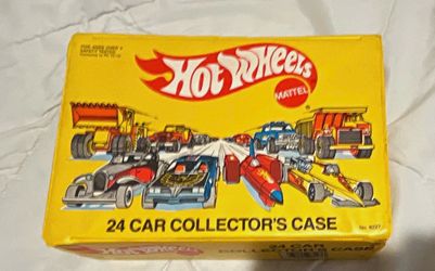 Hot Wheels 24 Car Collector's Carry Case MPN 8227 Yellow/White 1:64