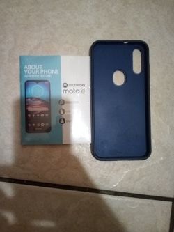 Motorola E Phone Case And Manual