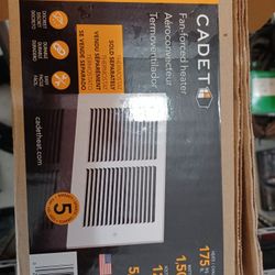 New Inbox Cadet Wall Heater 120 Volt