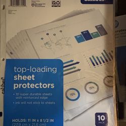 Project View Folders & Top Sheet Protectors NEW