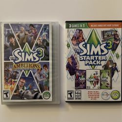Sims 3 Starter Pack and Ambitions bundle PC