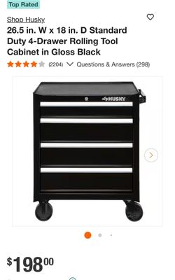 HUSKY Limited Edition Rolling Tool Cart