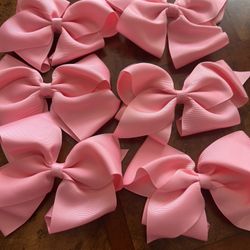 Pink Hair bows 