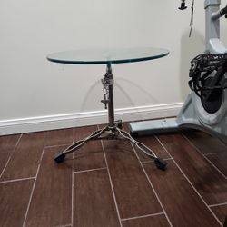 Glass  Small End Table 