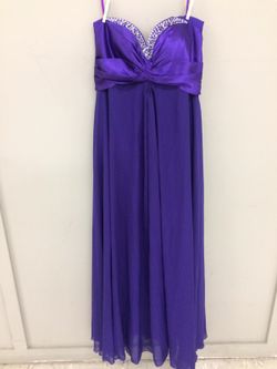 Sz 12 +/_ corset back formal/prom dress/gown