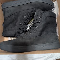 BRAND NEW SIZE 12 ALL BLACK TIMBERLAND BOOTS