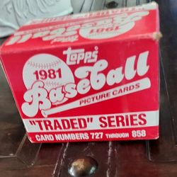 1981Topps Baseball Factory Set Traded Series 