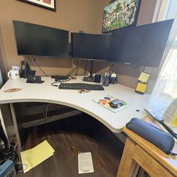 Corner Computer Desk Priced To Sell Fast