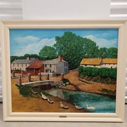 Oil Painting In The Frame 