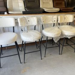 Brand new counter height, Bar stools each sold individually for $60
