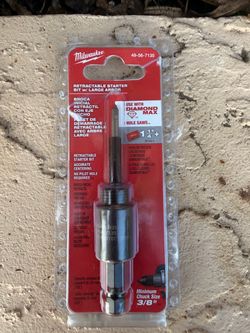 Milwaukee Retractable Starter Bit with Large Arbor
