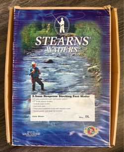 Stearns 3.5mm Neoprene Stocking Foot Wader BRAND NEW size XXL