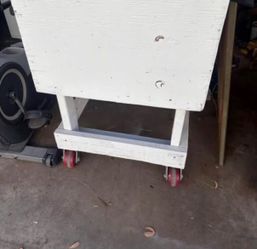 Large wooden wagon