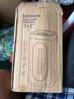 GDHengyin RGB Light Bluetooth Speaker 3x2"