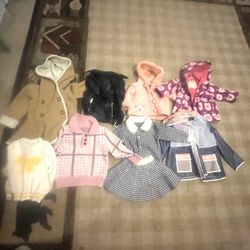 Piles Of Cloths For A Toddler 
