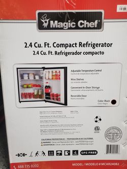 Mini Fridge (Magic Chef 2.4) $220 OBO