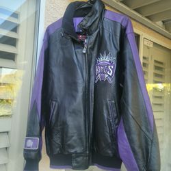 Sacramento Kings Leather Jacket