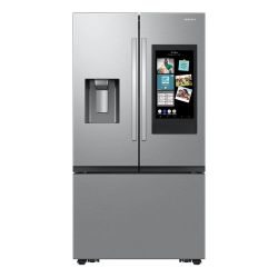 New！Samsung RF32CG5900SR 36 inch Smart French Door Refrigerator with 30 cu. ft. Capacity, Family Hub