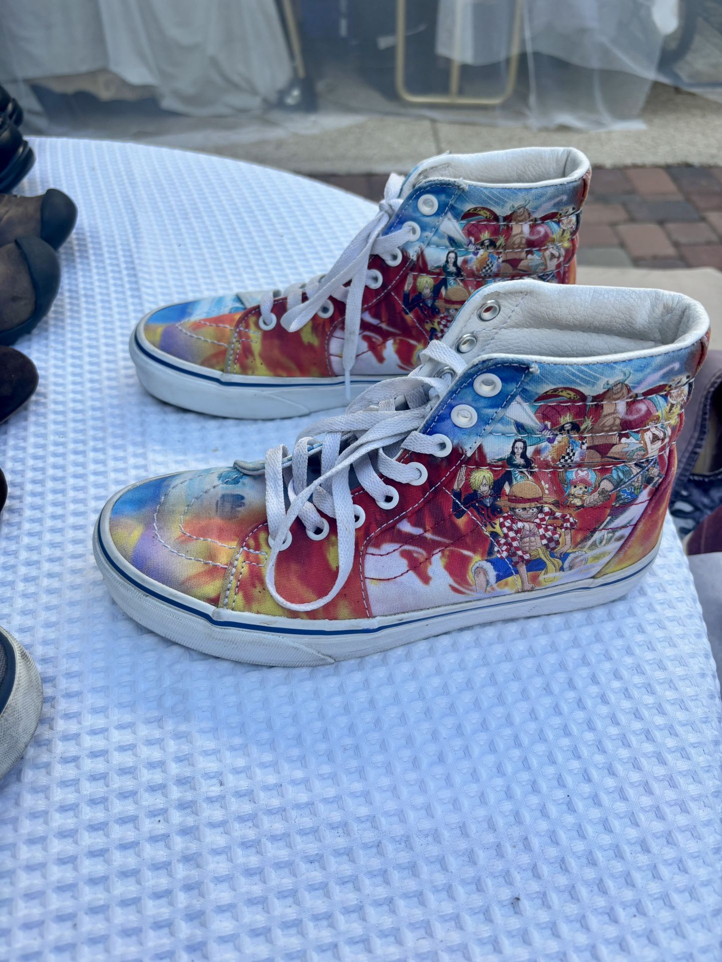 Vans SK8 Hi X One Piece Punk Hazard women size 7 men size 5.5