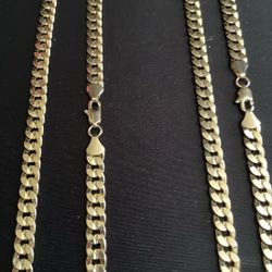 Gold plated chains