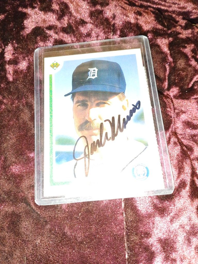 Authentic Jack Morris Signature
