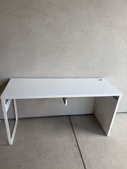 White desk