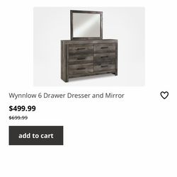 Dresser & Mirror- Ashley Furniture