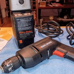 Black & Decker Drill Bit Sharpener, Black & Decker Drill Motor And Drill Bits