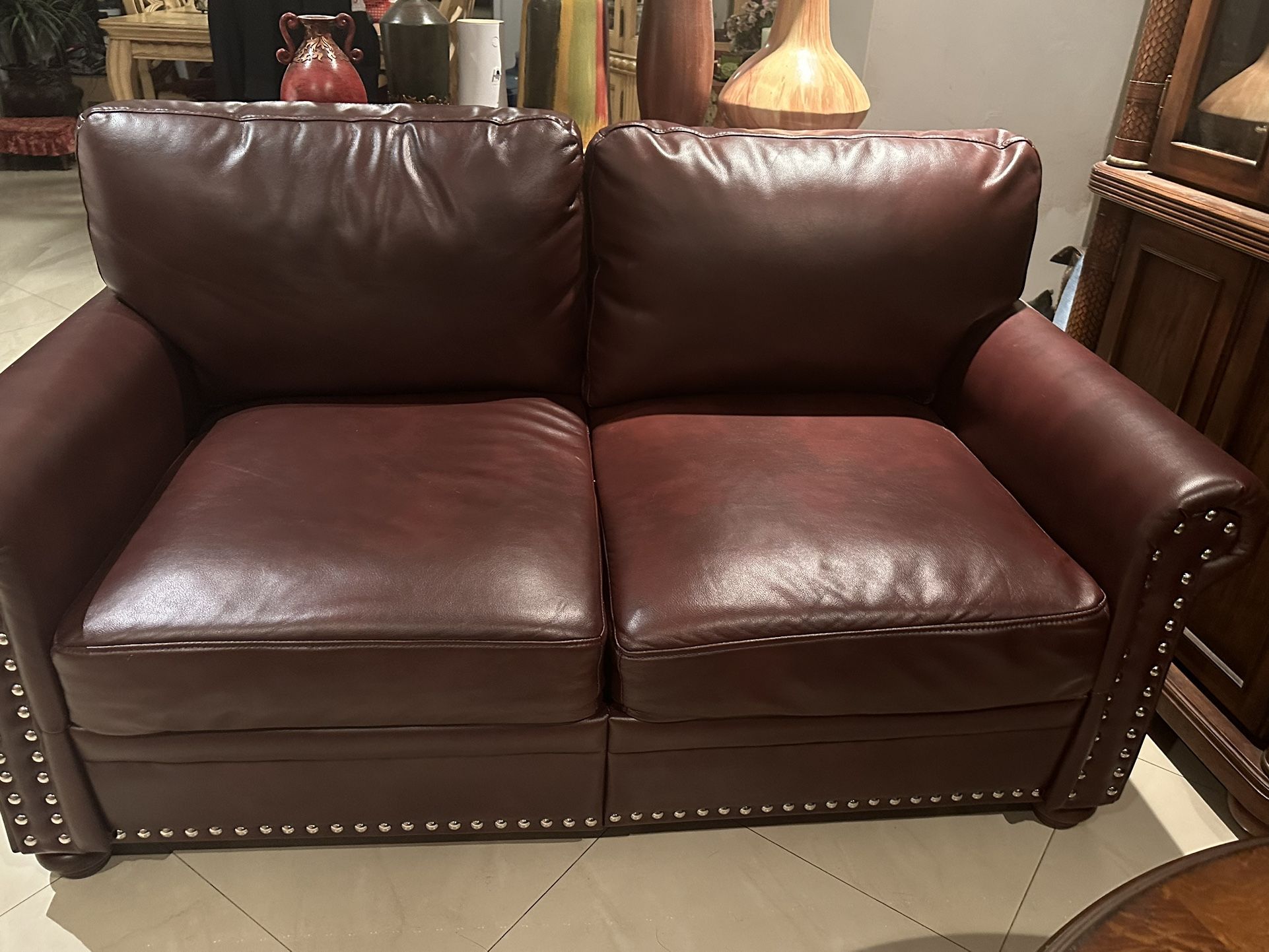Leather Sofa And Loveseat