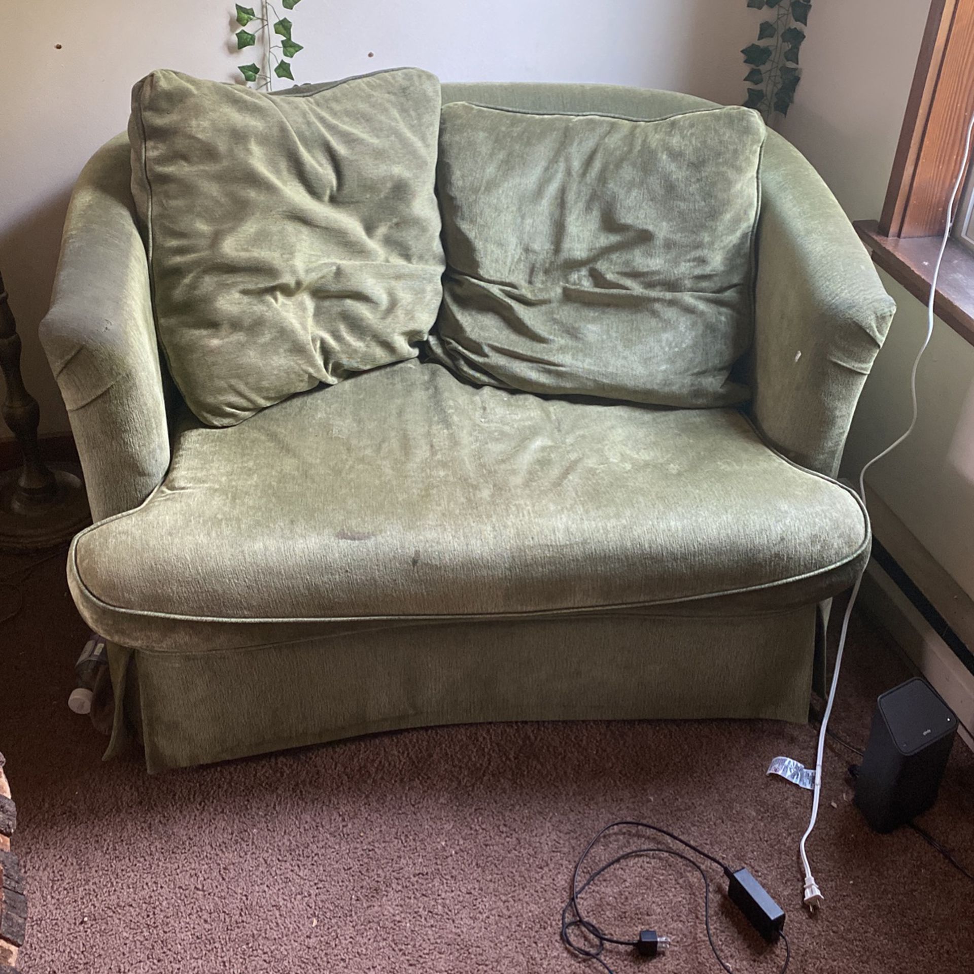 Green couch 
