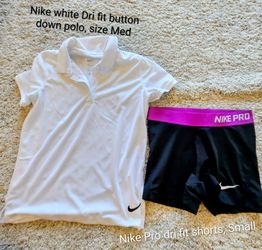 Girls Nike polo & shorts, Skechers tanks & Swim - Priced each below