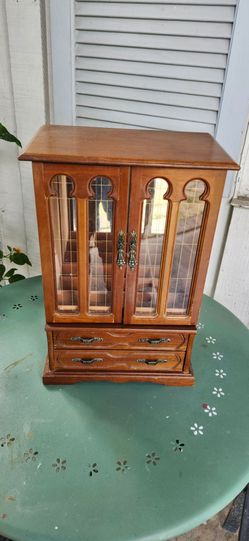 Vintage Wood Jewelry Box