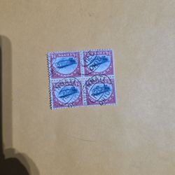 Usa Old Classic Block Of 4 Stamp Lot H 2