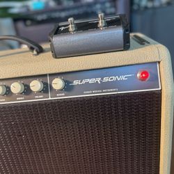 Fender Super Sonic 112 Guitar Combo Amplifier  60w