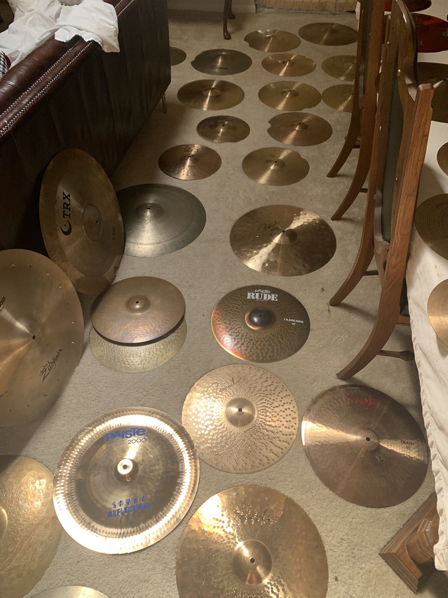Cymbal Collection For Sale For Drum π₯ Set Huge Selection All Kinds Crash Ride Hi Hat China Splash All The Best Brands