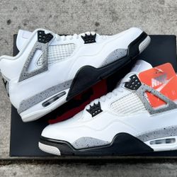 Air Jordan 4 White Cement