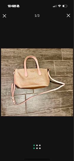 Rose gold Kate spade purse