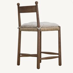Home And Kids- Jeanne Counter Stool Set Of 3 - Ember Brown 