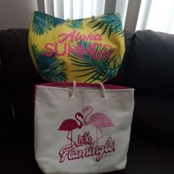 Two Summer Tote Bags 
