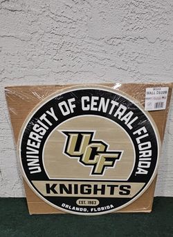 UCF Round Sign