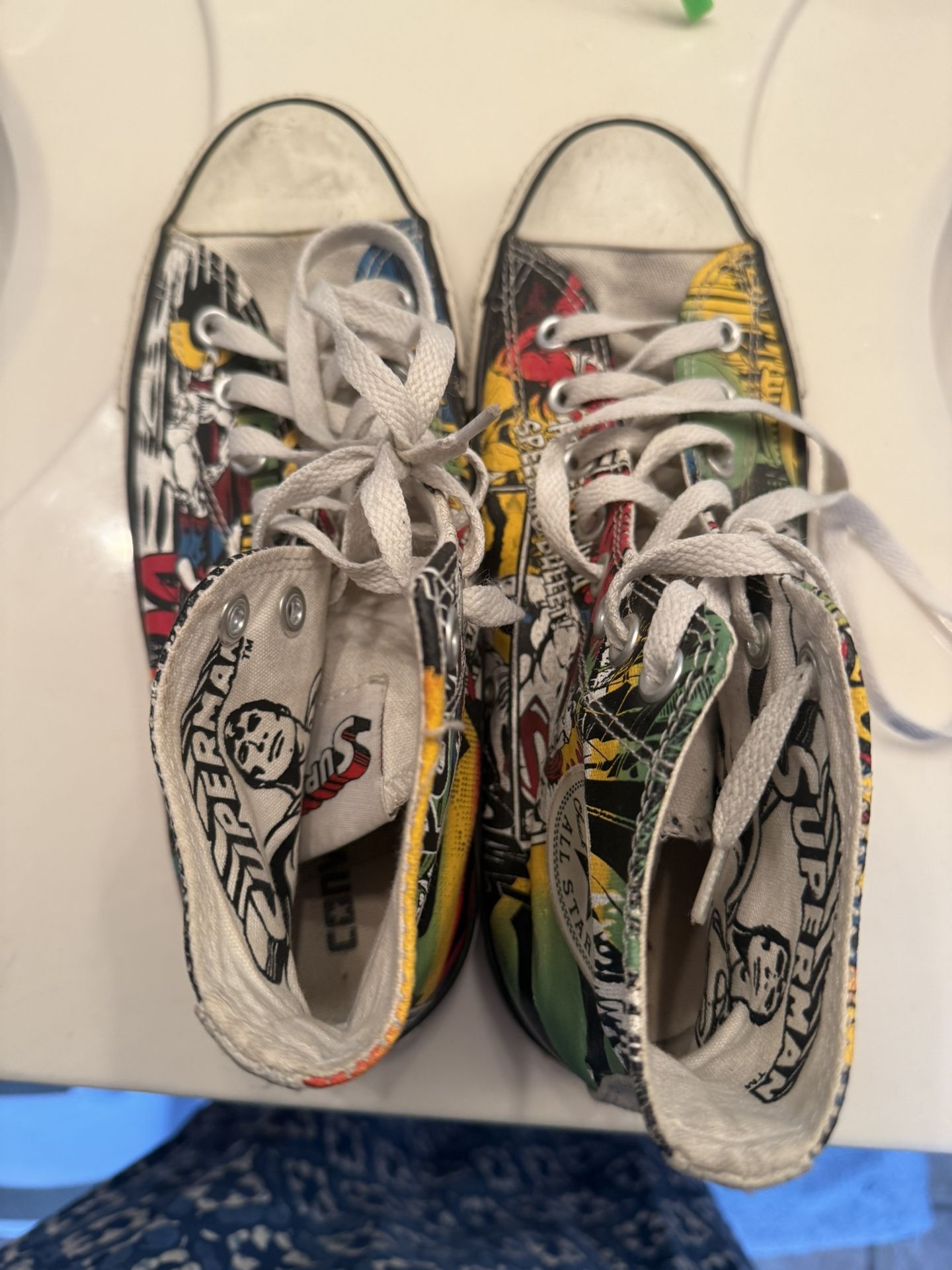 Converse All Star Hi DC Comics Superman Shoes Mens 7