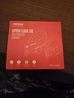 Mpow Bluetooth Headset 5.3 Wireless Earbuds with Earhooks