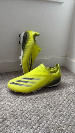 Yellow adidas soccer