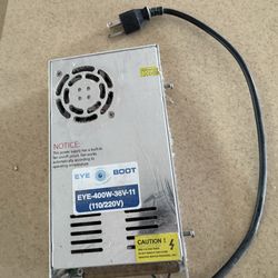 Eye boot 400w 36v 11a single output switching power supply 110v/220v