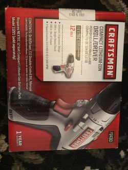 Craftsman compact lithium drill / driver