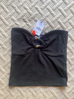 Cotton On Trim Buckle Detail Tube Top