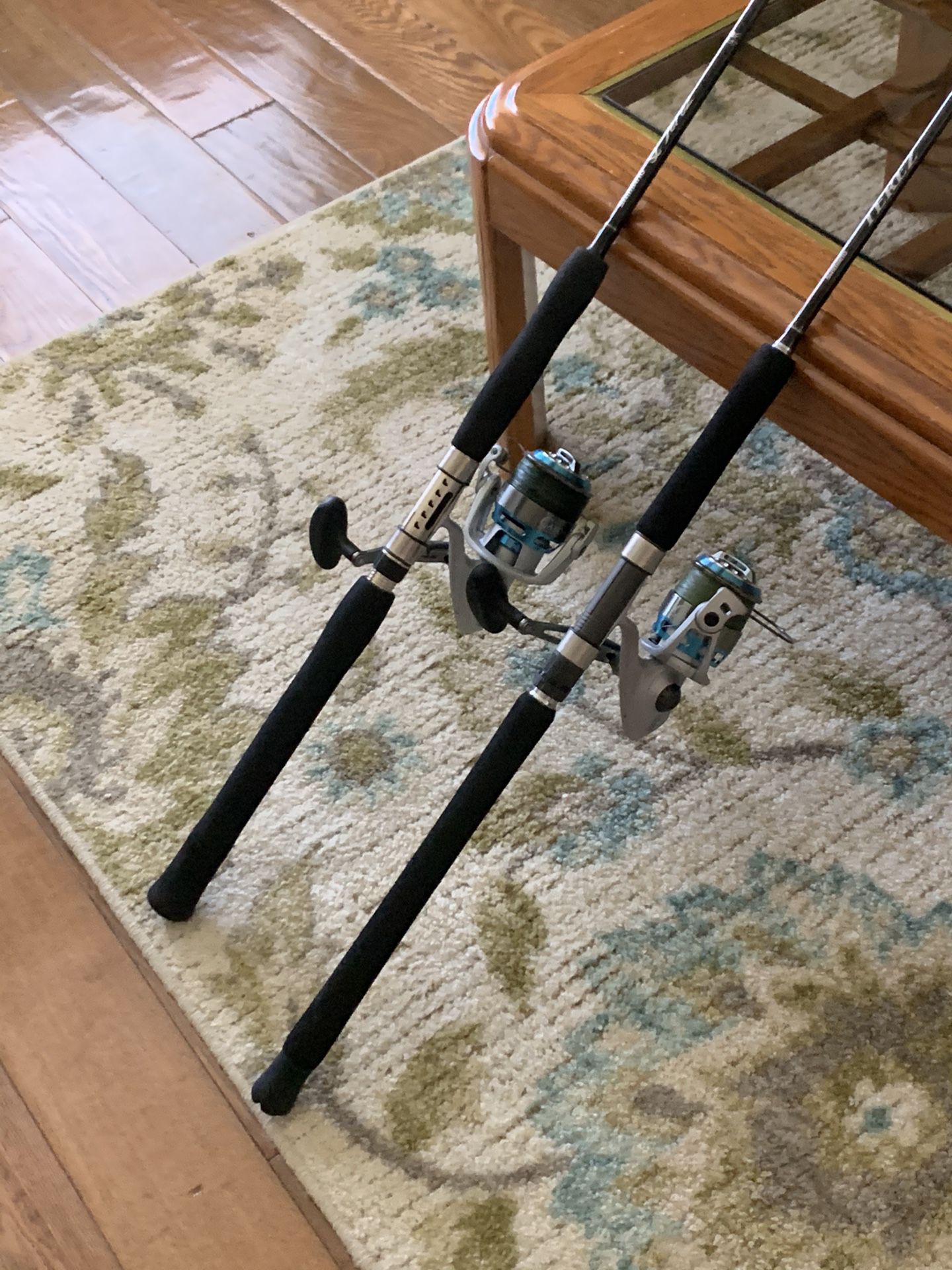 Shimano Terez fishing rods and Quantum Cabo reels